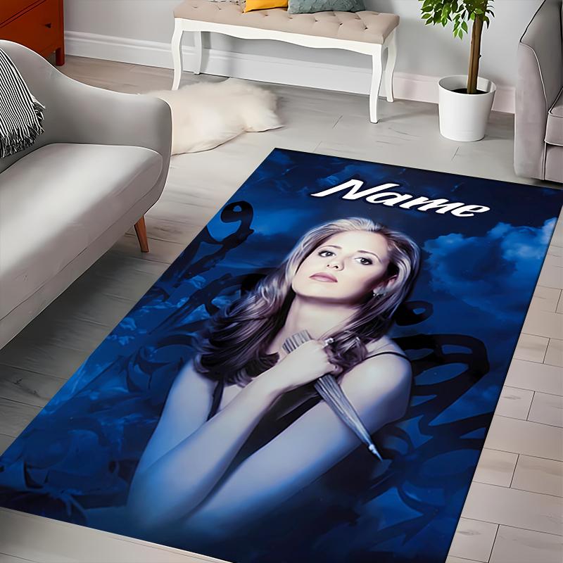 Custom personalization Buffy the Vampire Slayer Area Rug - Perfect For Kitchen, Bathroom,Laundry Room Decor Large Size Available,Gift All Seasons