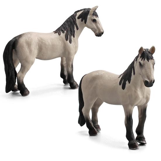 Horse Model Rust-proof Excellent Craftmanship Micro Decor Knapostu Stallion Pint Mare Action Figures Toy for Shelf Decor