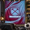 Arazzo da Appendere alla Parete Stampa Calcio West Ham United Tessuto per Soggiorno Camera da Letto Decorazione per la Casa