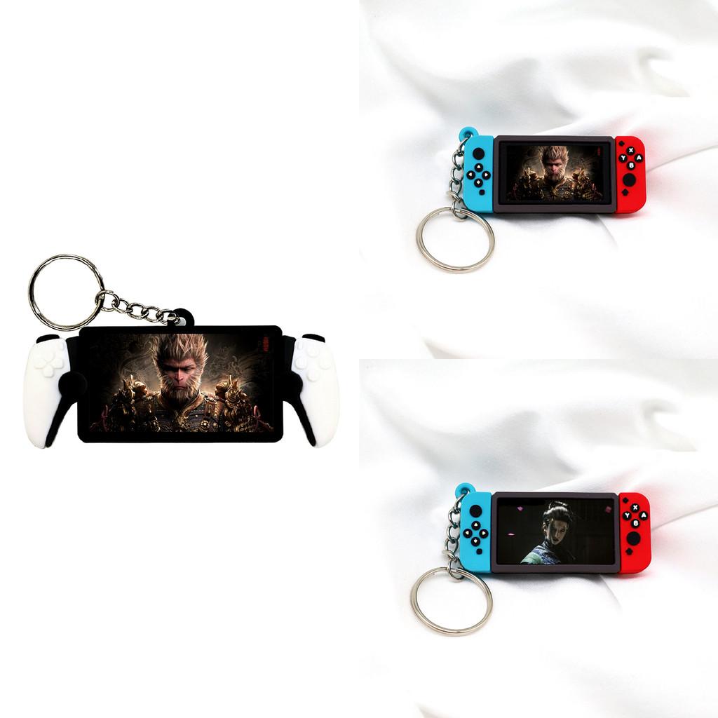 Adorable Black Myth Wukong Gaming Controller Keyring For Nintendo Switch And Ps5 Ideal For Collectors