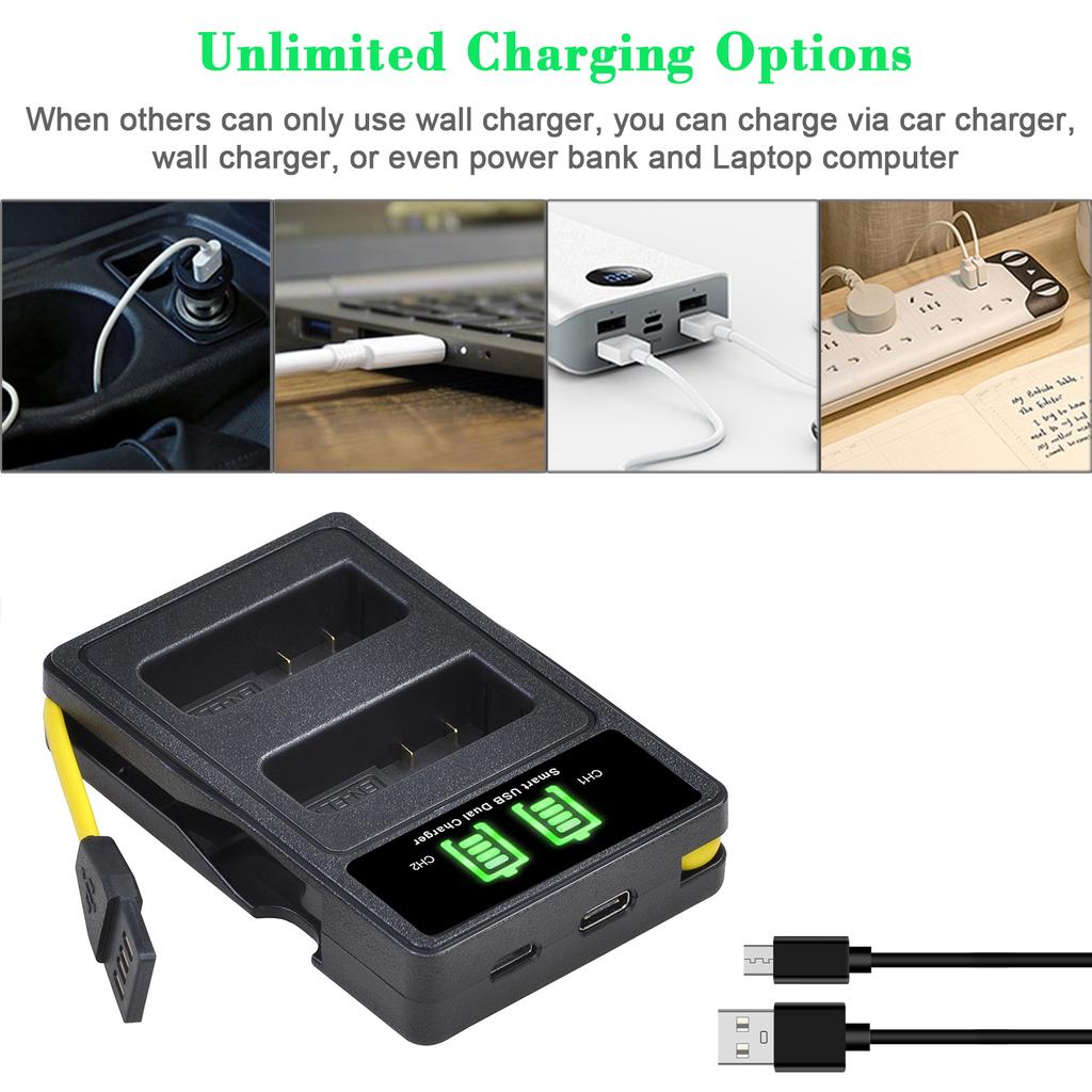 EN-EL14 EL14a ENEL14 Battery Charger for Nikon D5200 D3100 D3200 D5100 P7000 P7100 MH-24 Charger