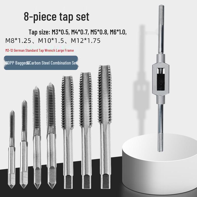 Multi-Spec Tap & Die Set: 12, 20, or 40 Pieces