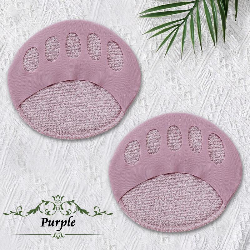 Five Toes Forefoot Pads High Heel Foot Care Half Insoles Calluses Corns Relief Feet Pain Massaging Toe Cushion Accessorie