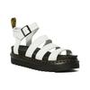 New Dr.Martens Blaire Leather Strap Sandals White Women's 25768100