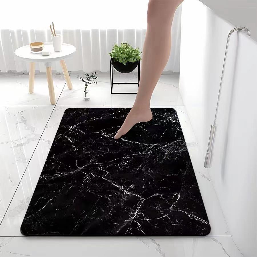 Bathroom Absorbent Floor Mat Toilet Door Mat Household Door Mat