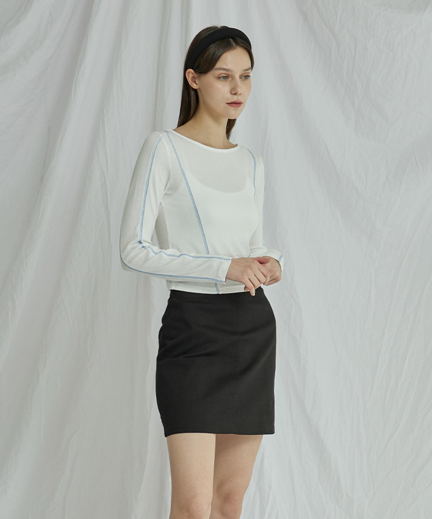 Itove Seoul Stitch Point T-Shirt White/Free