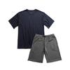 Duerfusa Pajamas MenAmazing Moisture-Wicking Quick-Drying Top Bottom Spring Summer Dry Smooth Loose Non-Stuffy Loungewear Home Wear Stretch Short Half