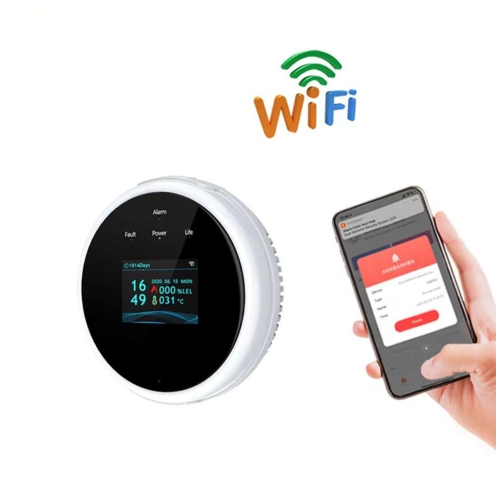 High Sensitivity Combustible Gas-Alarm Detector Intelligent Security Alarm System  For Home Kitchen