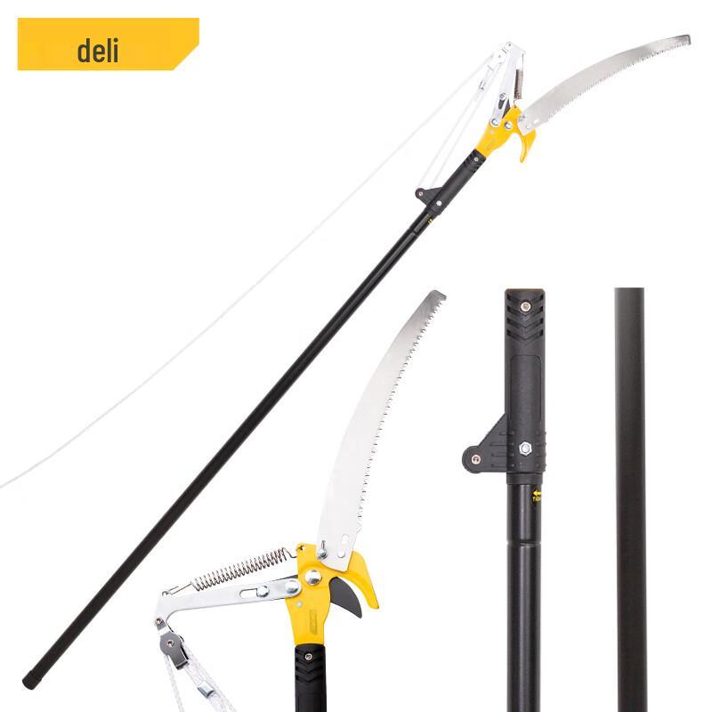 Deli Telescopic Pole Pruner with SK5 Blade Up to 3m Reach