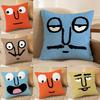 Ästhetische Kunst JJean JJullien Kissenbezug Kissenhülle Ultraweiches Hautfreundliches Gewebe Wolkenartiger Komfort Verdeckter Reißverschluss
