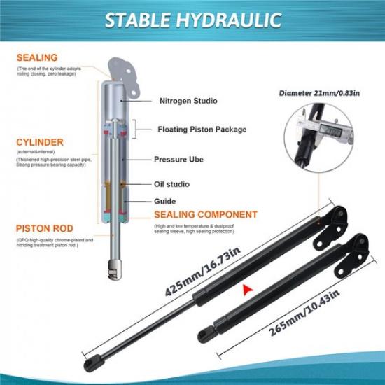 2Pcs Rear Tailgate Hatch Lift Support Gas  Struts For Toyota Celica 2000-2006