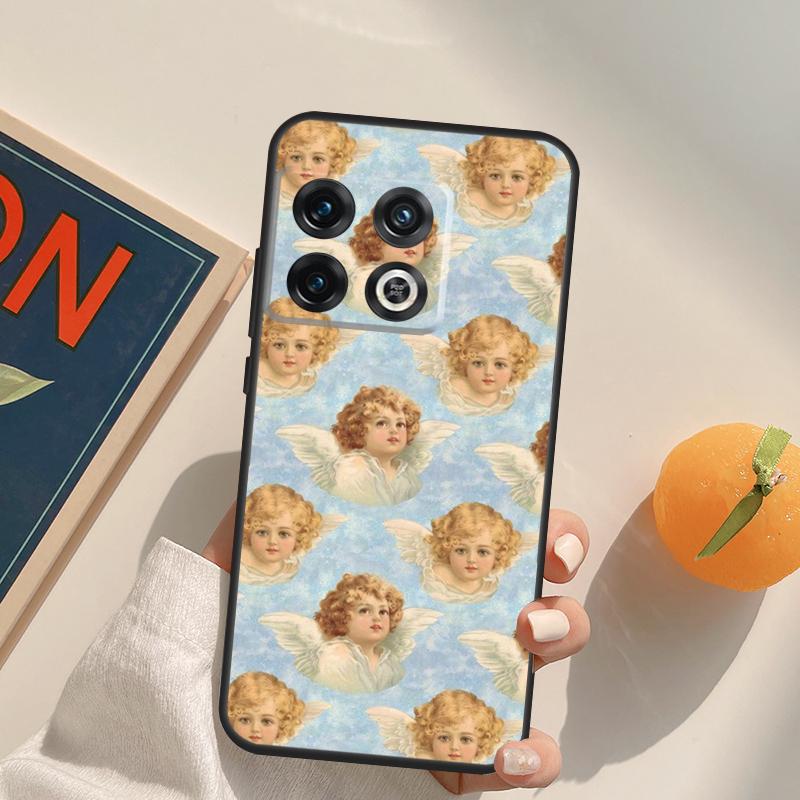 Cute Angels Aesthetic Aesthetics Case For OnePlus Nord 5 CE 2 3 4 Lite N20 N30 OnePlus 15 13 12 11 13T 10T 10R 12R 13R Cover
