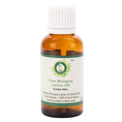 R V Essential Pure Bhringraj Oil 50ml- Eclipta Alba (100% Pure and Natural Rare Herb Series)