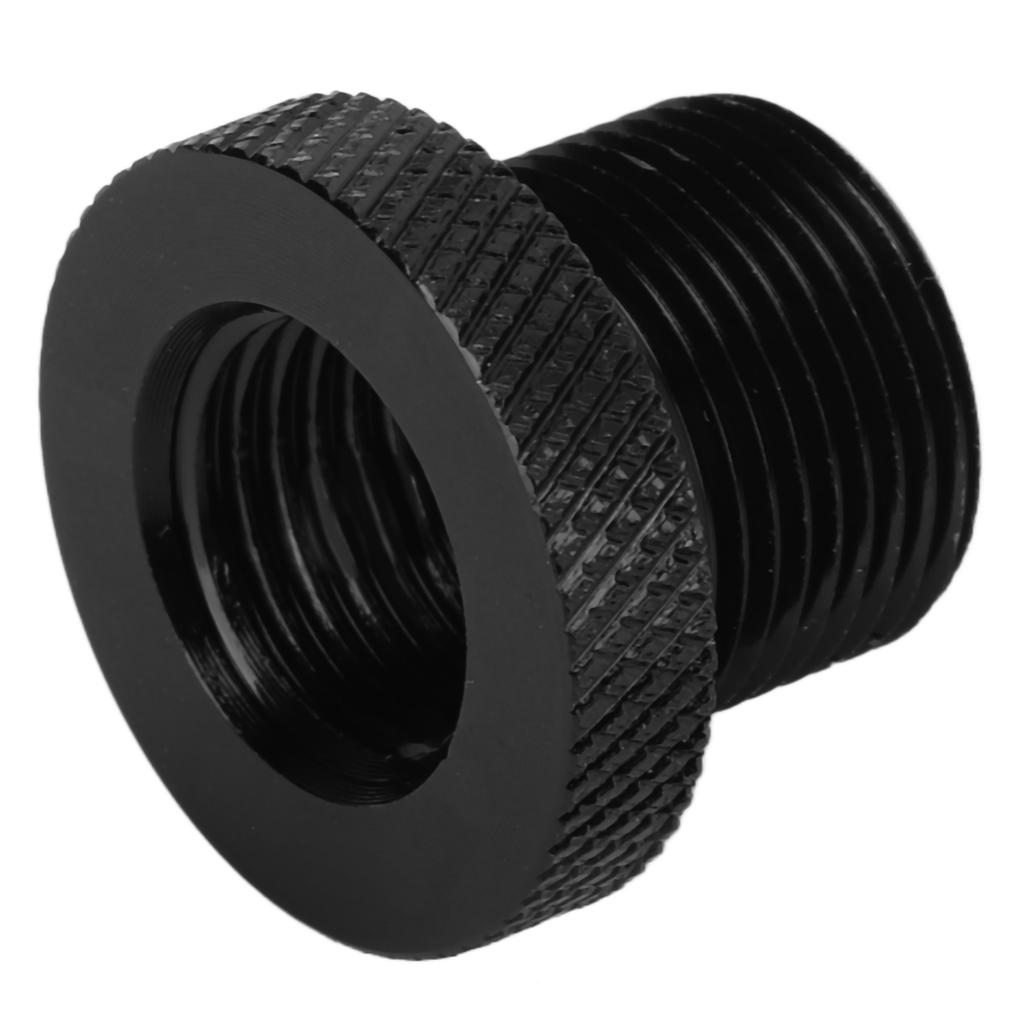 Auto Ölfilter Adapter Metall Universal Automobil Schwarz Gewindeanschluss Autozubehör5 8 24 auf 1 2 20