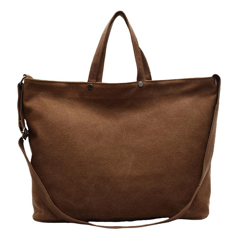 Large-capacity Tote Bag Casual Versatile Canvas Bag Trendy Texture Tote Bag Class Commuter Large Bag Women's Bag