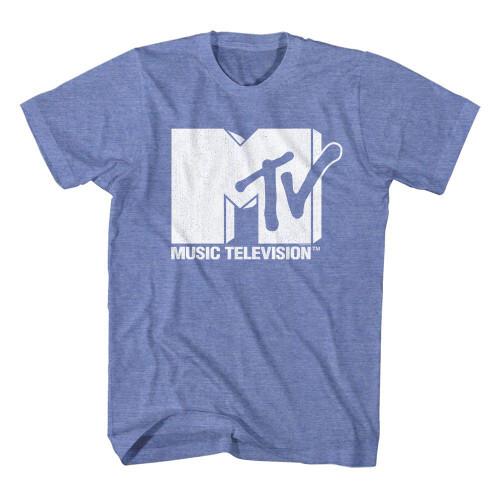 MTV 1C Light Blue Heather T-Shirt Unisex T-Shirt XXXXL