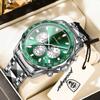 POEDAGAR Sport Men Watch Waterproof Luminous Chronograph Date Quartz Military Man Wristwatch Stainless Steel Men's Watches Reloj