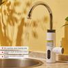 3000W Electric Instant Hot Water Faucet Kitchen Water Heater Tap Heater Cold Heating Faucet Tankless Instantaneous Water Heater