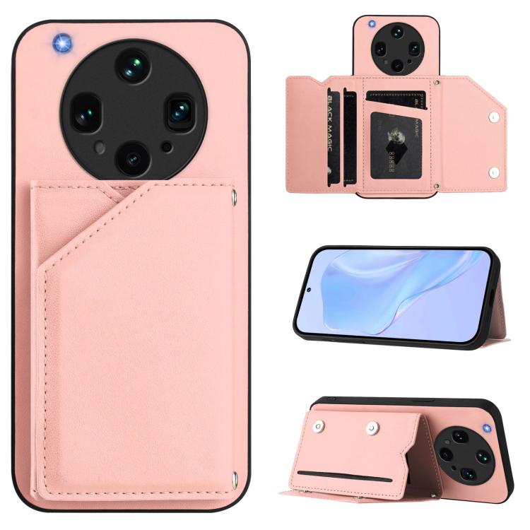 Handyhülle mit vier Kartenfächern und Handschlaufe, fühlt sich an wie Haut