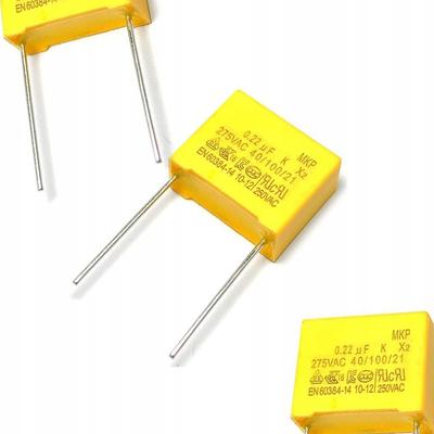 Kondensator MKP X2 0.47µF 310V AC – Polipropylenowy, Metalizowany | Wymiary 7x16x26 Mm | Temperatura Pracy -40°C Do +110°C
