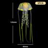 3Pcs Artificial Glowing Fluorescent Jellyfish Aquarium Decoration Fish Tank Underwater Plant Marine Aquatic Landscape Ornament