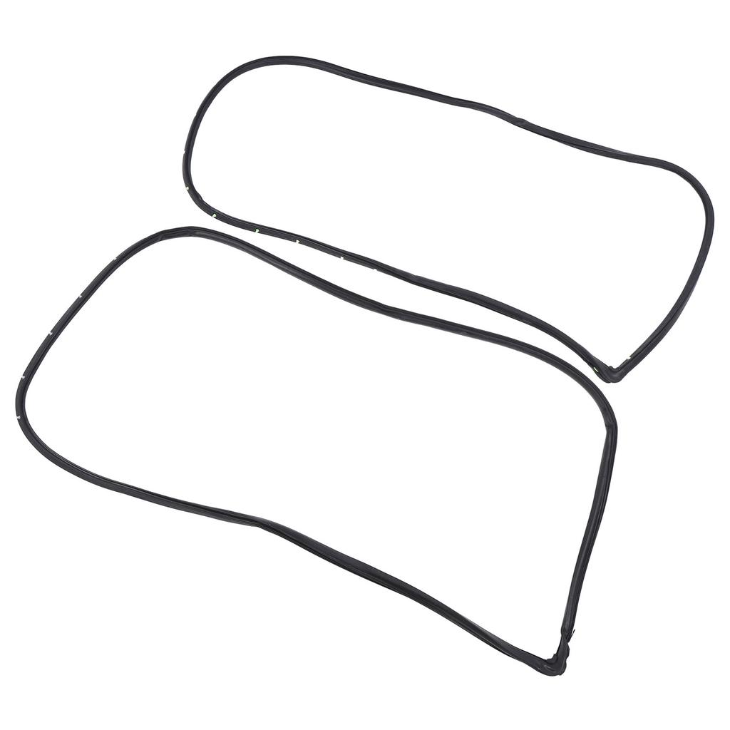 2PCS Front Door Opening Weatherstrip 72310 S84 A01 Left and Right Side Rubber Door Weatherstrip Moulding Seal for