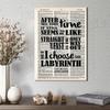 Looking for Alaska Quote Canvas Painting Poster Classic Letter Prints Inspiring Art Pictures Living Room Home Wall Decor Cuadros