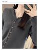 Women's Fashionable Pure Wool Cashmere Hoodie Cardigan - Autumn/Winter Knitwear Long Sleeve Loose Sweater.