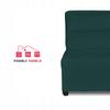 Fold-out Armchair for Sleeping KIMO Container Family Furniture Hunter Green