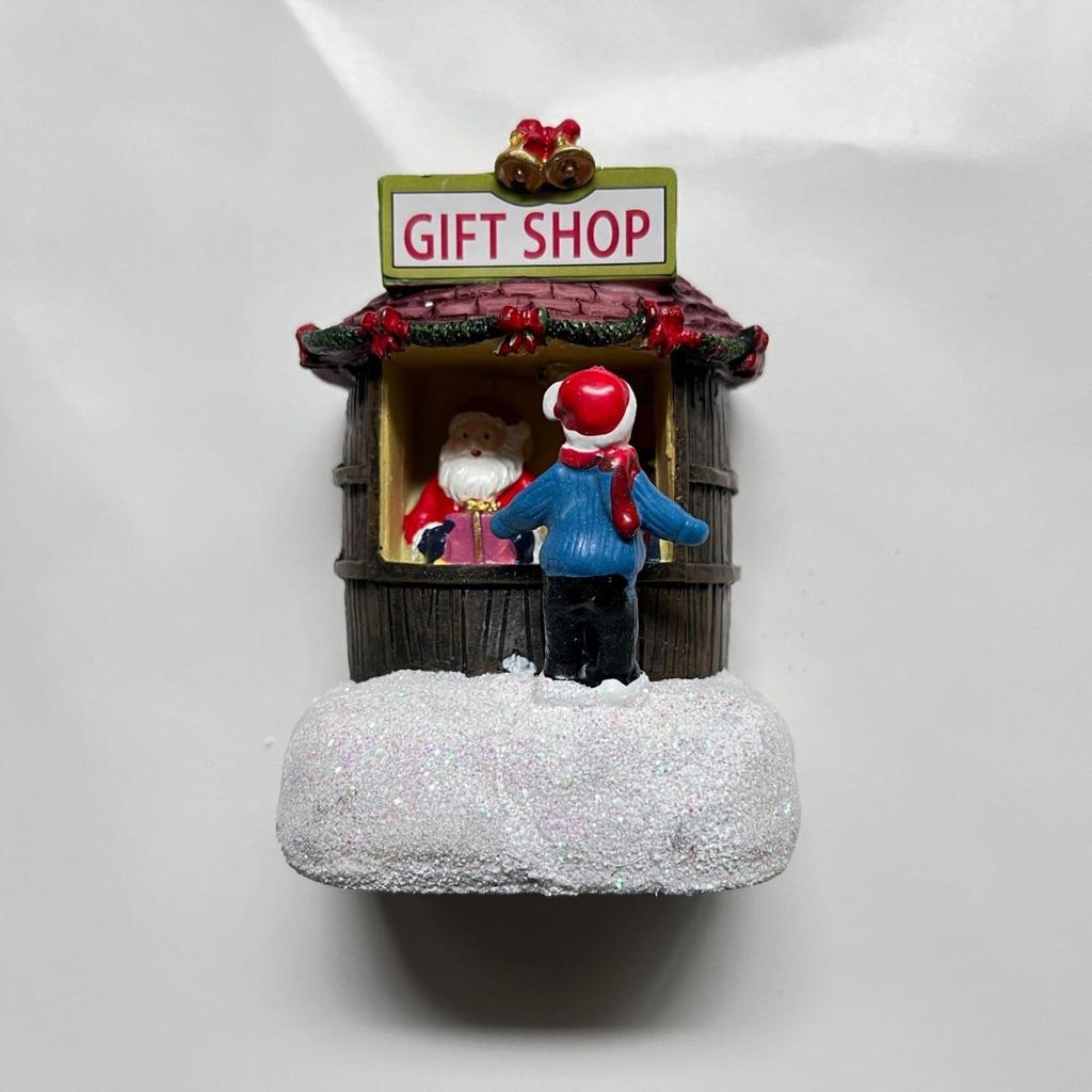 Christmas Led House Decoration Micro-Landscape Santa Claus Craft Ornament Luminous Christmas Navidad Desktop Decor