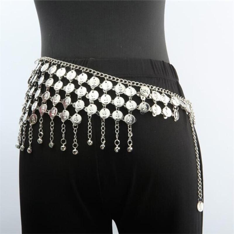 Adjustable Length Tassels Waist Chain Blings Body Chain Decorative Body Chain for Traditional Chinese Attires