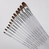 Sable Oil & Acrylic Frosted Handle Gouache Watercolor Painting Brush Set