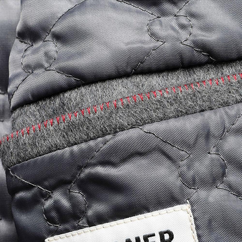 Men's Y2K Thick Double-breasted Wool Woolen Office Long Trench Coat Overcoat Windbreaker Outerwear Men Korean Autum Winter Clothes