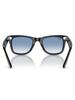 Ray-Ban Wayfarer RB2140F 901/3F 52 Black Frame Clear Gradient Blue Lens
