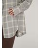 Emi Check Gray Women's Overshirt, 13WFB254049,