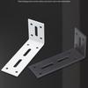 Stainless Steel/Iron Corner Brackets Wall Mounted Durable Angle code Space Saving Useful Shelf Bracket Hardware