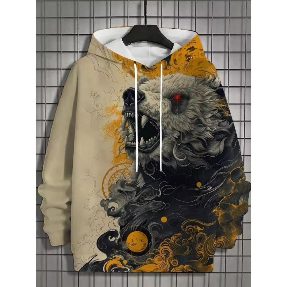 Japanese Samurai Ninja 3D Hoodie Pullover Jacket Cosplay Costume Anime 3D Sweatshirt Men's Casual Pullover