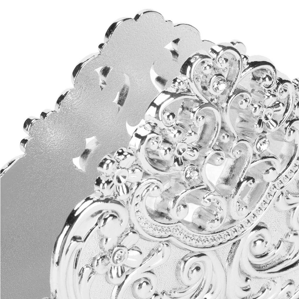 Napkin Holder European Metal Hollow Flower Pattern Paper Tissue Holder Freestanding Paper Napkin Dispenser