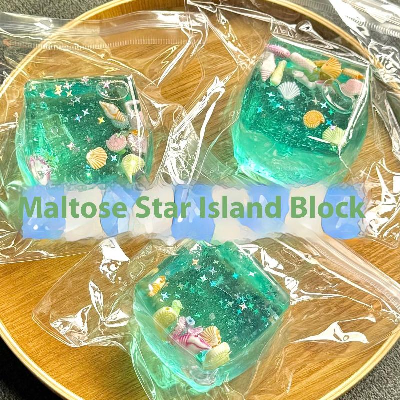 1Pcs Slow Rise Toys For Kids And Adults Taba Stress Balls Cube Ocean Sensory Toy Squeeze Relax Gift