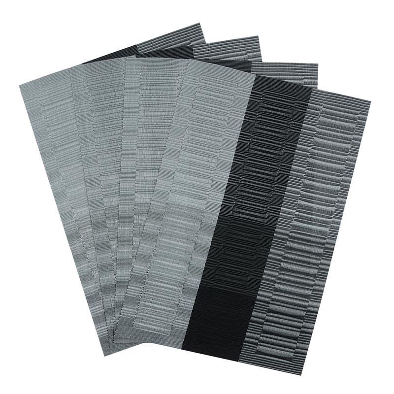 1Pc 30x45cm Modern Elegant PVC Placemat Dining Table Mat Cafe Anti-slip Hot Bowl Pad Cup   Coasters