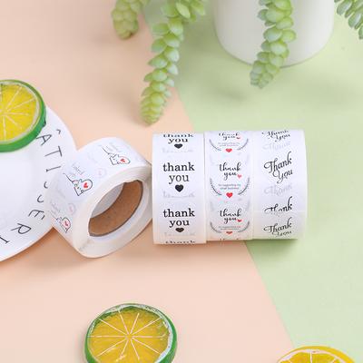 500Pcs Round "Thank You " Stickers Seal Labels Labels Stickers Scrapbooking
