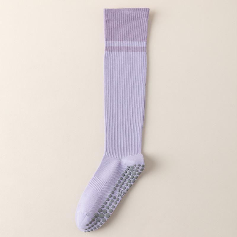 Color Matching Yoga Calf Socks Professional Non-Slip Pilates Pressure Sports Socks Children'S Fitness Dance Stockings