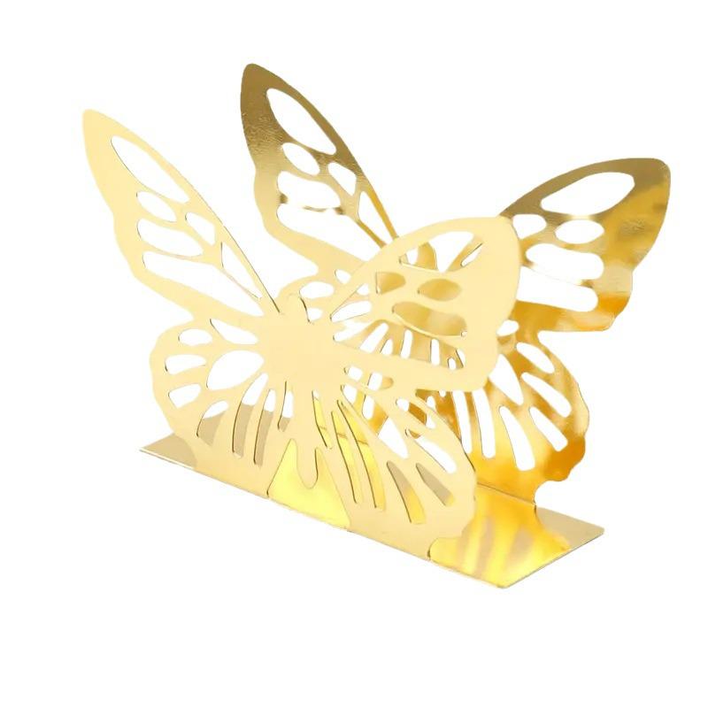 Metalen servethouder met vlinderdesign voor keukenblad & eettafeldecoratie