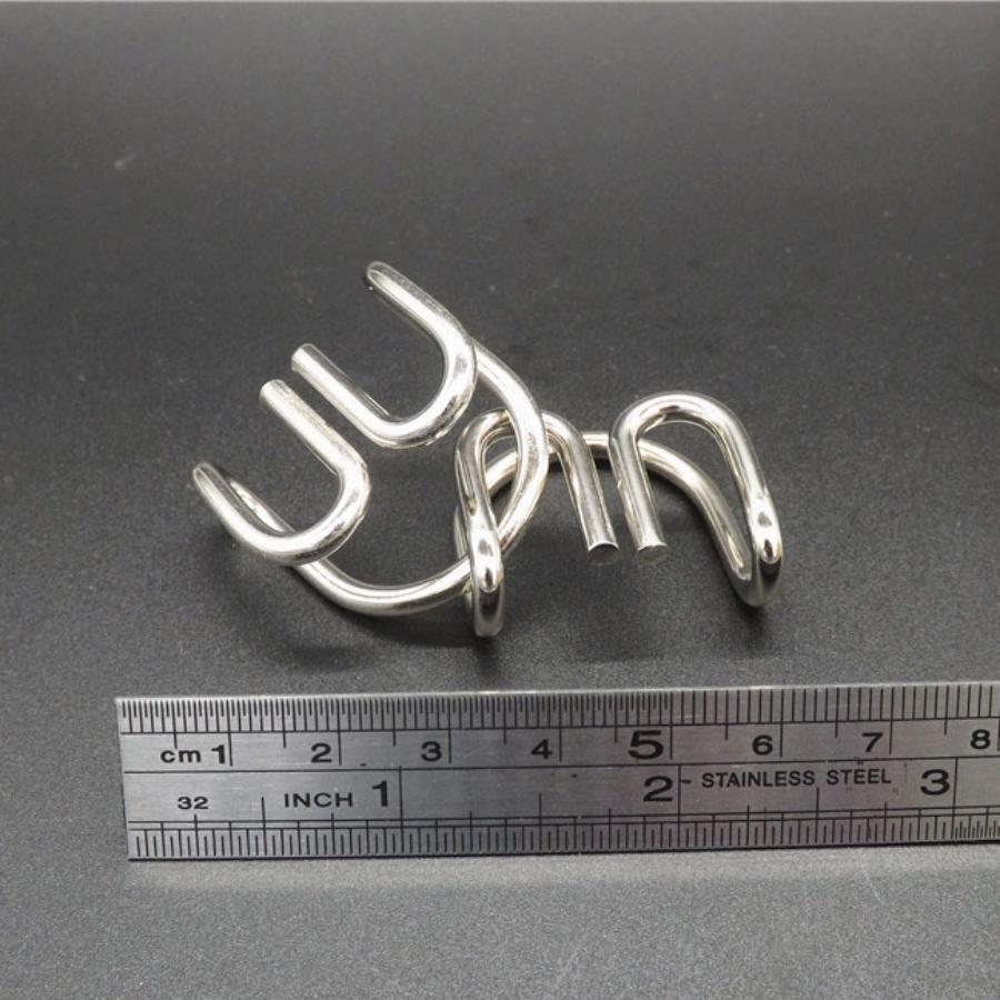 Логический тест на IQ Металлическая игра серебряный — фото 3