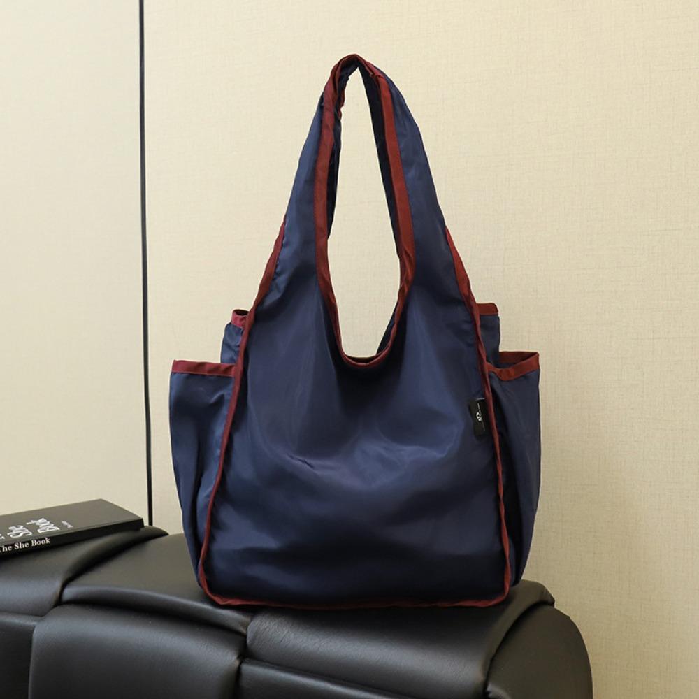 

Fashion Nylon Foldable Shopping Bag Handbag Folding Grocery Storage Bag Waterproof Portable Tote Bag Outdoor