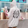 8084 CHROME HEARTS 2025 New Spring and Autumn Plus-size Thin Style Classic Style Logo Hooded Sweatshirt for Couples