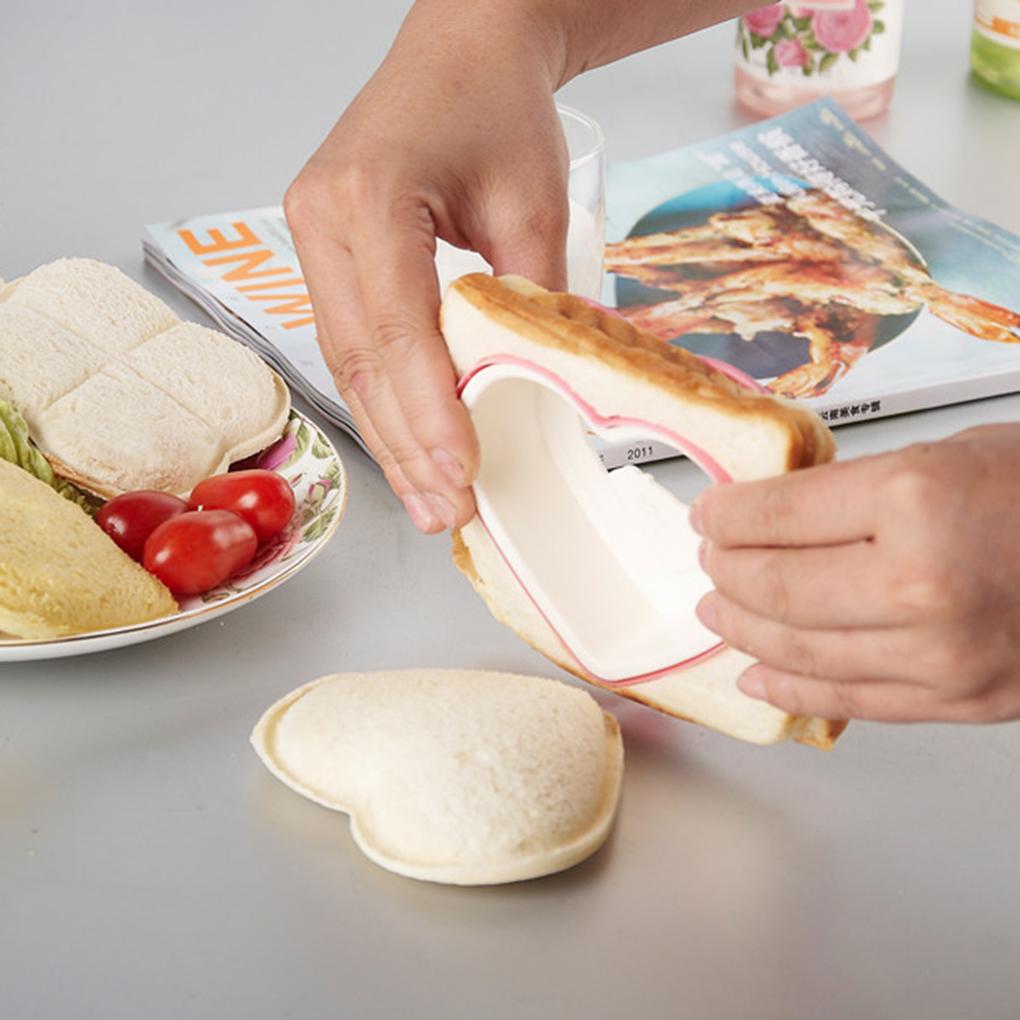 Stampo per Onigiri Plastica Cibo Riutilizzabile Stampi da Cucina Forma di Cuore Bambini Sushi Maker Strumento Accessori Cucina Ristorante