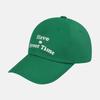 SALTANDCHOCOLATE [HAST] Sweet Basic Ball Cap Green 4C2521002