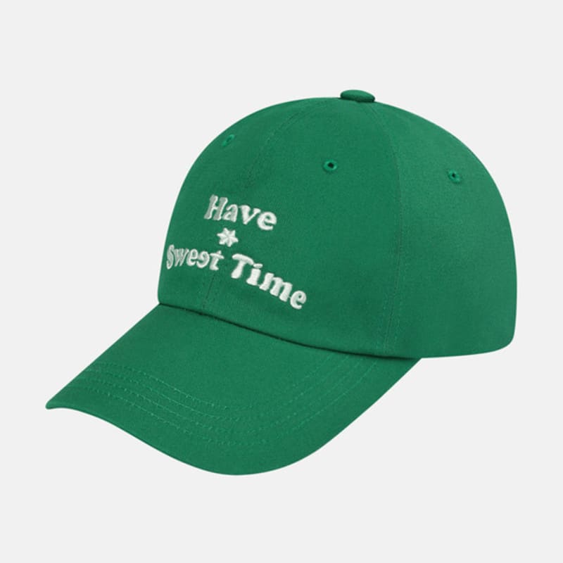 SALTANDCHOCOLATE [HAST] Sweet Basic Ball Cap Green 4C2521002