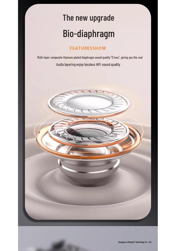 2024 Ultra-Small Noise-Cancelling Wireless Earbuds with Long Battery Life & In-Ear Fit for Sleep & Sports